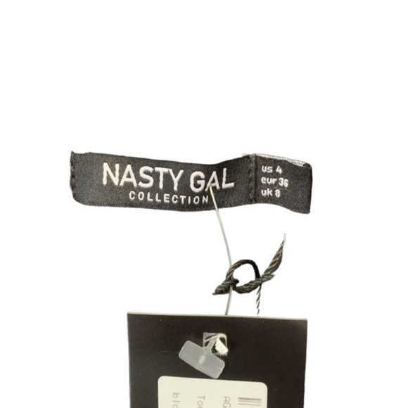 Nasty Gal Faux Leather Touch Me Dress Jacket sz 4 - Picture 4 of 9